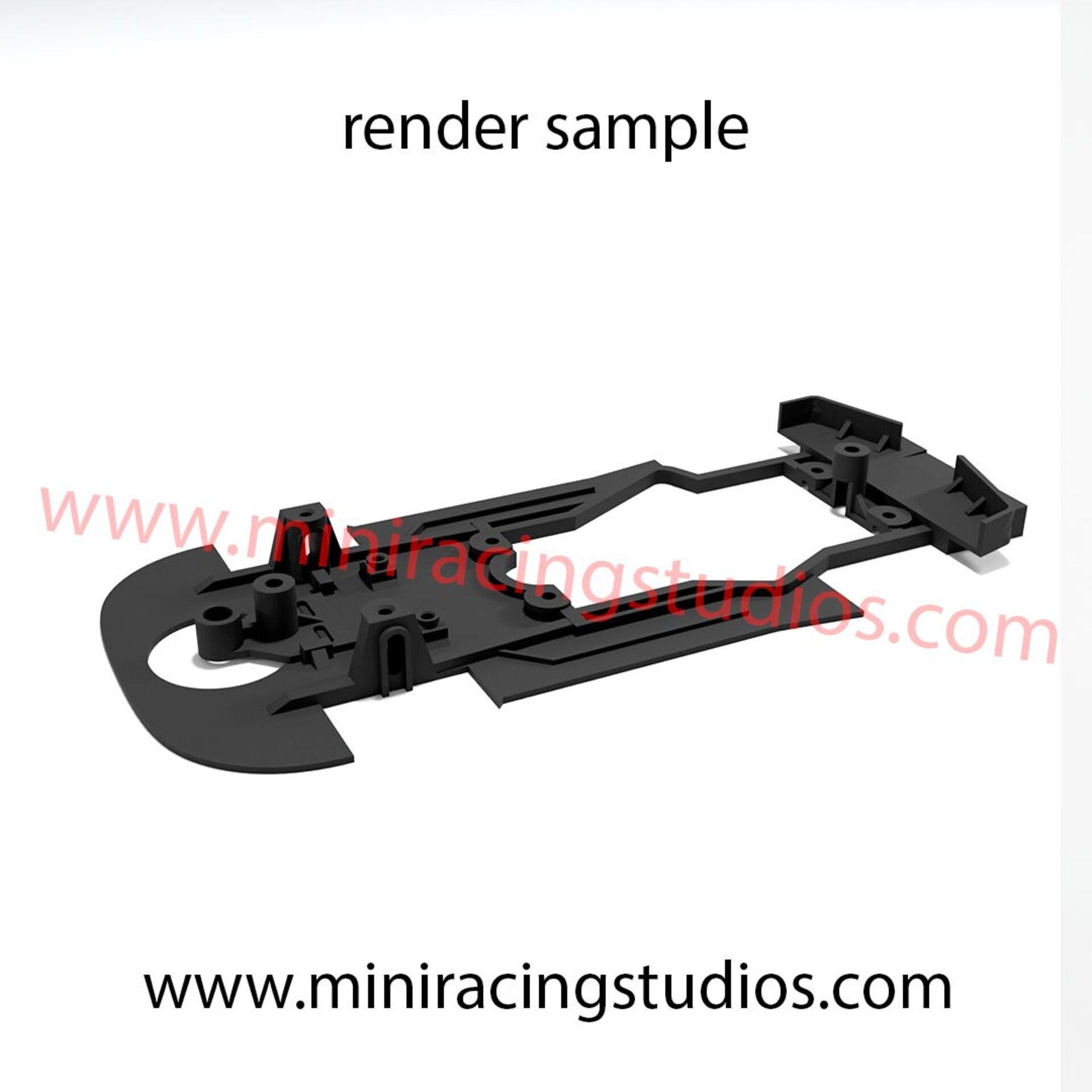 Chasis 3D Lamborghini Murciélago de NINCO compatible con Slot.it o Black Arrow - 3